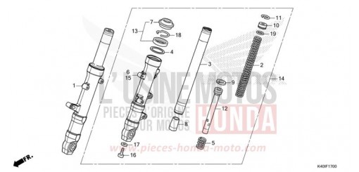 GABEL, VORNE NSS125ADM de 2021